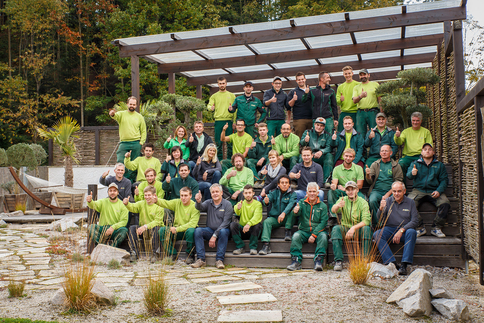 Team Grün Mitarbeiterfoto