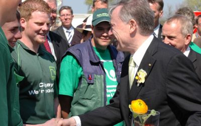 Bundespräsident Trifft Deutsche Meister